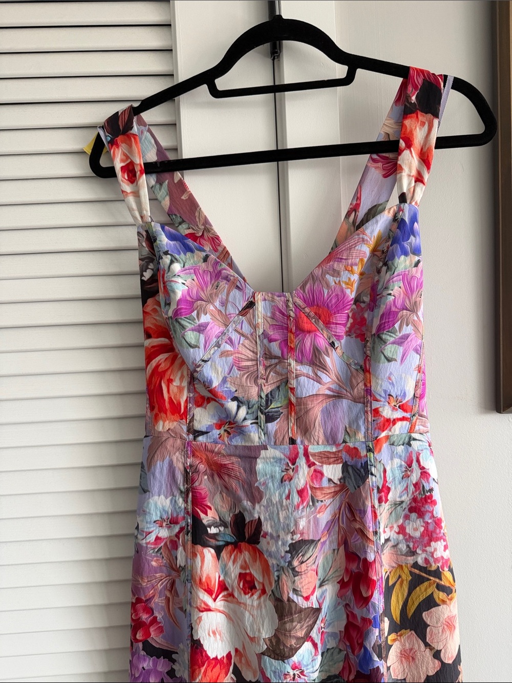 Anthropologie Floral Dress in Black and Multicolor - Picture 2 of 13